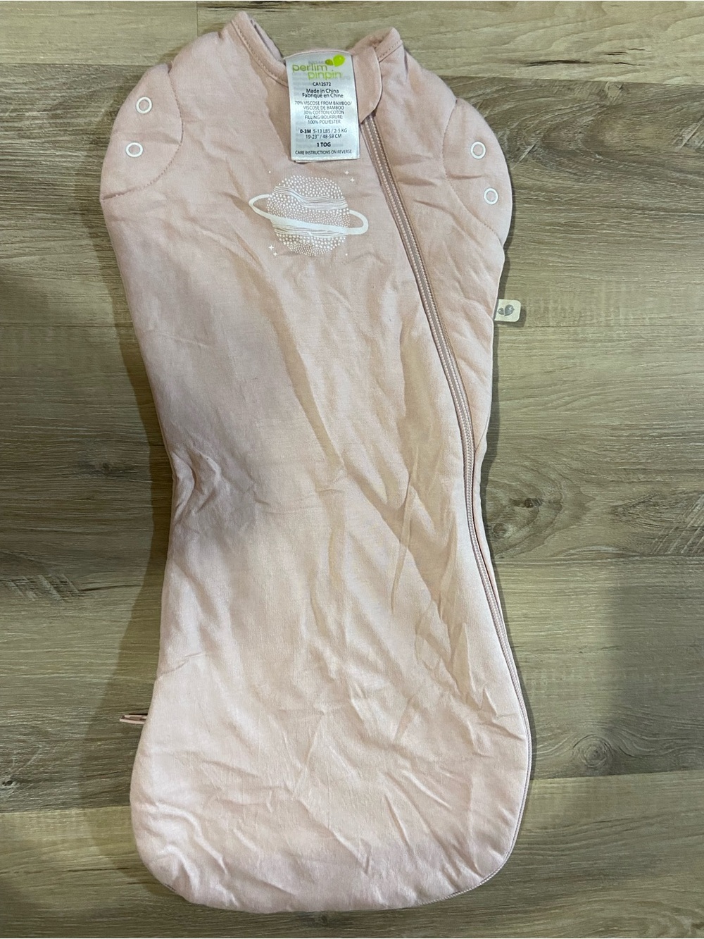Ergonomic Pink Swaddle Sleep Sack by